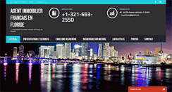 Desktop Screenshot of agentimmobiliermiami.com